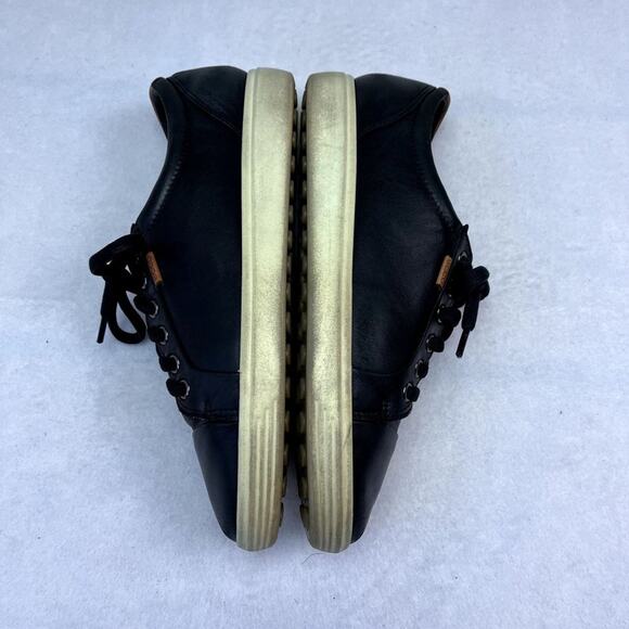 Ecco Sneakers Mens US:9 EUR 42 Black Activewear Leather Lace Up Low Top - Picture 8 of 13